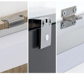 Aplică LED pentru oglindă Orion Soff 3-587 HORIZON LED/12W/230V 60 cm IP44 argintiu