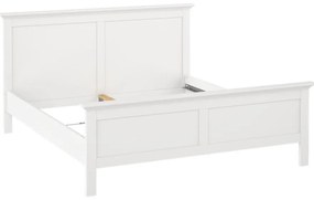 Pat matrimonial alb 160x200 cm Paris – Tvilum