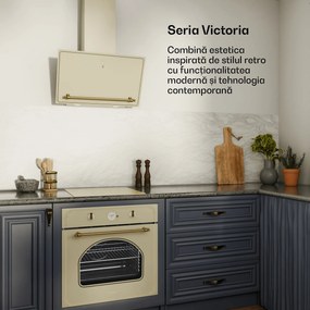 Klarstein Plită cu inducție Victoria, 45 cm, 6 600 W, 3 zone de gătit, control glisant, boost