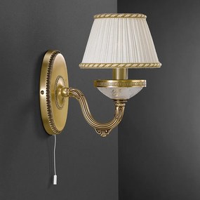 Aplica de perete din alama 1 brat design italian 6402