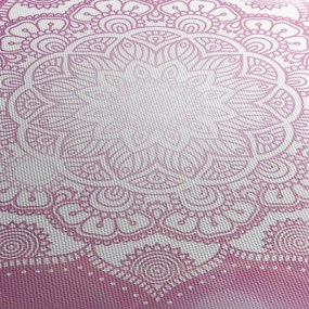 Tablou - Mandala pe fundal roz (70x50 cm)