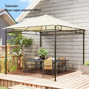 Outsunny Tetto di Ricambio Telo Sostitutivo per Gazebo Traspirante 3x3m | Aosom Romania