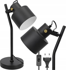 Lampă de masă 1xE27/40W/230V neagră