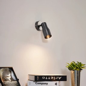 Spotlight modern tavan, culoare metal gri-inchis, GU10, rotund 50mm - Stanley