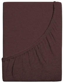 Cearșaf de pat 4Home din frotir Ideal maro închis , 60 x 120 cm, 60 x 120 cm