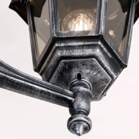Stalp iluminat exterior stil clasic IP43 H255 Hermine AL 11K/82549/A schwarz-silber OR