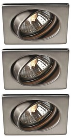 Philips Massive 59323/17/PN - SET 3x Lampa baie QUARTZ 1xGU10/50W/230V