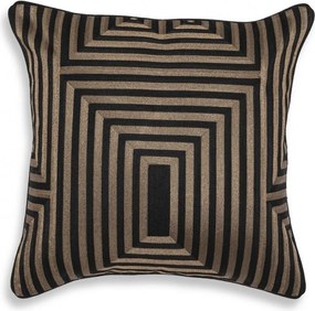 Perna decorativa LUX Spray 50x50cm, negru/ auriu 115069 HZ