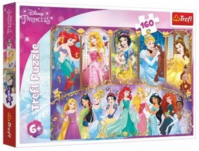 Puzzle Portrete ale prințeselor Disney 41x27,5cm
