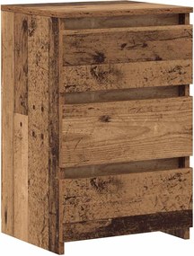 vidaXL Noptiere, 2 buc., lemn vechi, 40x35x62,5 cm, lemn prelucrat