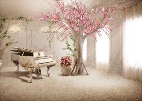 Tablou - Interior de vis cu pian (70x50 cm)