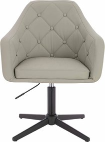 HR831CROSS Scaun Culoare in Piele Ecologica Premium Soft cu Bază Neagră