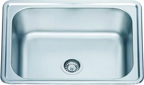 Chiuveta inox Inter Ceramic cu o cuva finisaj inox lucios 63.5x46.5 cm