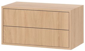 Boxie dulap de perete cu 2 sertare 40x80x37 cm stejar sonoma