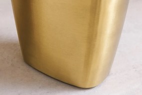 Masa Ovala, Metal, Auriu, Marmura, ORGANIC 200cm, A-46205 VC