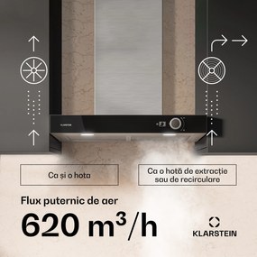Klarstein Hota AirNova, recirculare și extracție aer, eficiență energetică A++, 110 W, 620 m³/h