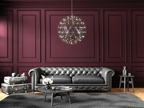 Lustra LED suspendata design circular Galaxy 82cm
