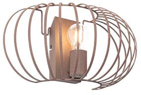 Lampa de perete de design maro ruginiu 39 cm - Johanna