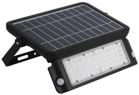 Proiector LED solar cu senzor LED/10W/3,7V 4000K IP65