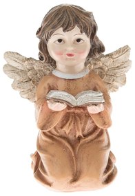 Statuetă înger cu carte Dakls, înălțime 10,5 cm