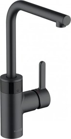 Baterie bucatarie Kludi E-Go electronica cu alimentare la priza negru intens