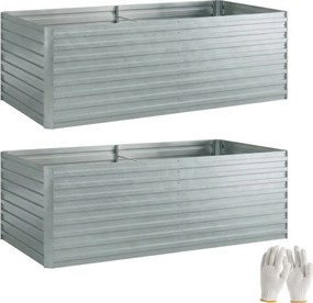 Outsunny jardinieră înălțată strat vas | Aosom Romania