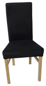 Scaun de dining ALISON, negru/stejar