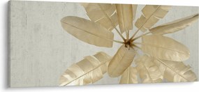 Tablou cu pene da găscă (120x50 cm)