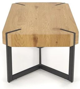 Masă de cafea Leisa (Lemn natural + Negru). 1048583