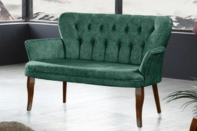 Set canapea 2 locuri cu 1 fotoliu, Cafe ,verde