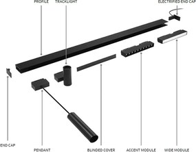 Modul LED pentru sina ARCA WIDE 60 CM 3000K 222950