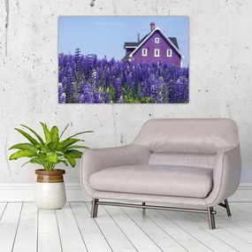 Tablou cu câmp de lavanda (90x60 cm)