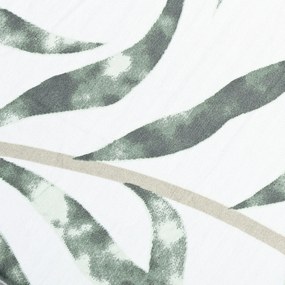 Lenjerie de pat Matex Satin Frunze tropicale , 140 x 200 cm, 70 x 90 cm