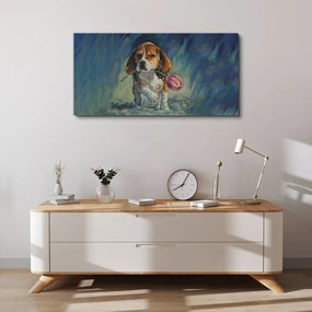 Tablou canvas Floare abstractă de câine de companie