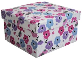 Cutie cadou patrata Blossom - 14 x 14 x 8.4 cm