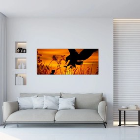 Tablou cu silueta prădătorului (120x50 cm), în 40 de alte dimensiuni noi