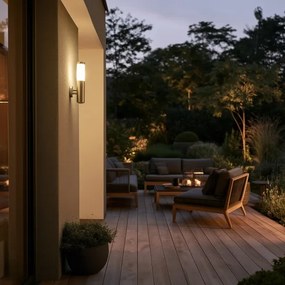 BRILAGI-LED aplică de perete de exterior dimmabilă ELIA 1xE27/6W/230V 2700-6500K IP44 crom