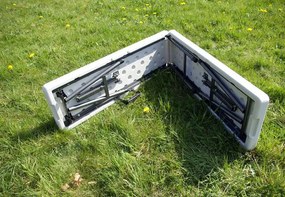 Masa de gradina rabatabila Garth 180 cm + 2 banci