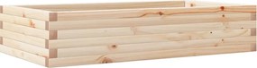 vidaXL Jardinieră de grădină, 110x60x23 cm, lemn masiv de pin