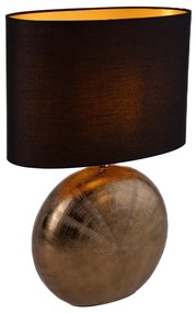 Lampă de masă rustică din bronz cu negru 53 cm - Kygo