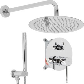 Set de dus incastrat Rea Lungo Diamond Chrome + BOX