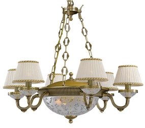 Candelabru din alama 6 brate design italian 6402