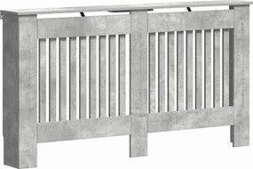 vidaXL Capac pentru radiator Gri din beton 152 x 19 x 81,5 cm