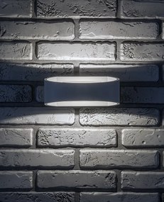 Rabalux 77178 - Aplică de perete LED pentru exterior GERLA LED/9W/230V IP54 albă