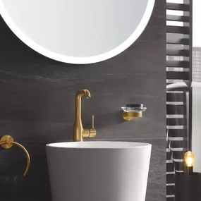 Baterie lavoar Grohe Essence L cu ventil Pop-Up auriu lucios Cool Sunrise