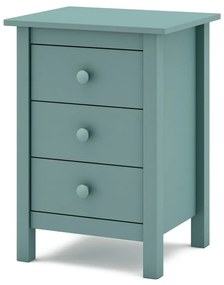 Noptieră de copii în culoarea petrolului din lemn masiv de pin Max – Marckeric