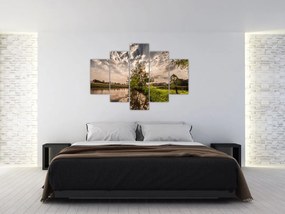Tablou naturii cu raze de soae (150x105 cm)