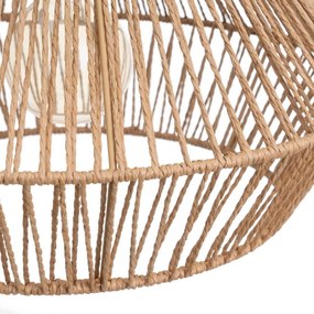 Lustră în culoare naturală cu abajur din sfoară din hârtie ø 38 cm – Casa Selección