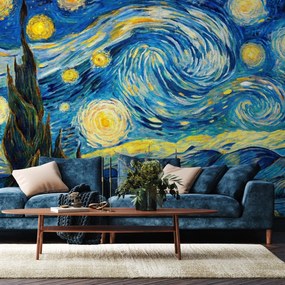 Fototapet – Noapte înstelată în stil Van Gogh (147x102 cm)