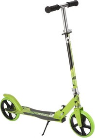 Trotineta copii si adolescenti NOVOKIDS™ Storm EVO PRO, Maxim 100 kg, Functie Super Brake, Maner reglabil pe inaltime, Diametru roata 200 mm, Verde